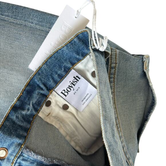 Revolve Boyish The Zachary Penny Serenade High Waist Stretch Skinny Jeans Sz 27 - Picture 4 of 11